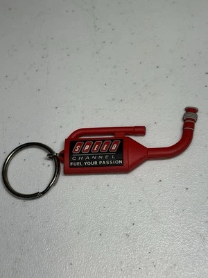 New Speed Channel TV Fuel Your Passion Keychain Rubber Gas Can NASCAR Key Ring - Image 1 of 4