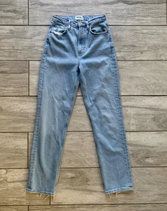 AGOLDE High Rise Stovepipe Straight in Destination Jeans Size 23 - Picture 1 of 4