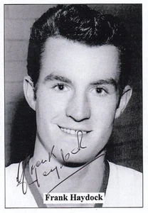 Modern SIGNED JF SPORTING Custom Trading Card FRANK HAYDOCK MAN UNITED - Picture 1 of 1