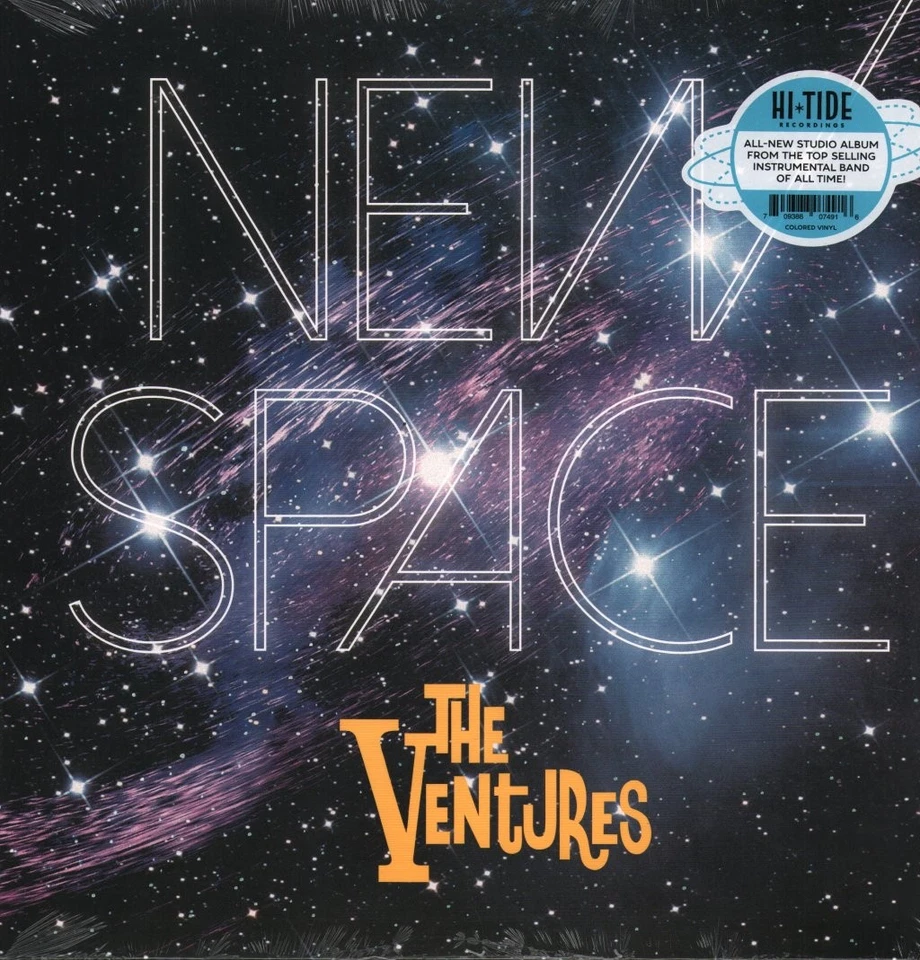 Ventures New Space LP vinyl Europe Hi-Tide 2023 on "deep Space" Coloured Vinyl - Image 1 of 2