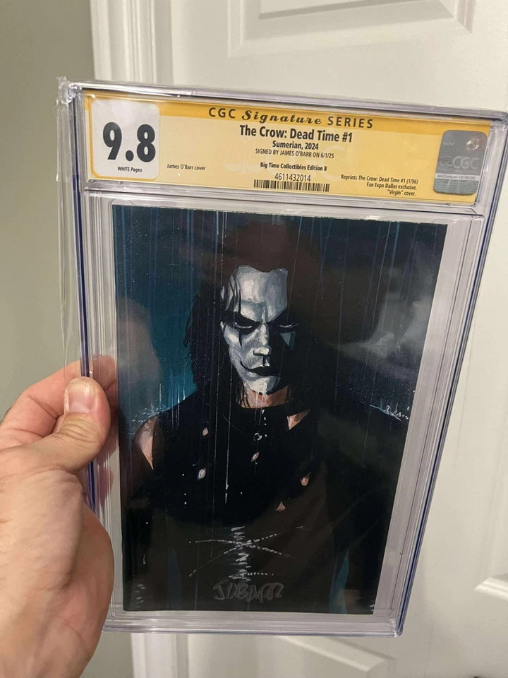  CGC 9.8 The Crow Dead Time 1 SIGNED James O’Barr - Image 1 of 1