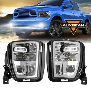 Conjunto de lámpara antiniebla LED Auxbeam para Dodge RAM 1500 2013-2017 2018 - Imagen 1 de 10