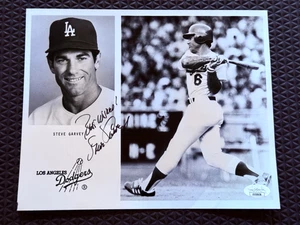 Steve Garvey Signed Autograph 8x10 Dodgers Team Photo JSA - Picture 1 of 3