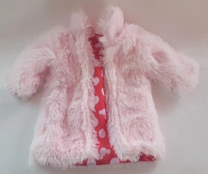 Disney iy 4Ever Bambole Cappotto Soffice Pelliccia Rosa Minnie Mouse - Foto 1 di 6