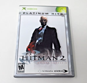 Xbox Hitman 2 Silent Assassin Platinum Hits Complete with Manual Eidos - Picture 1 of 4