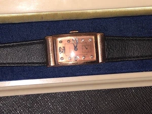 Vintage 14k Gold Hamilton #980 Mechanical Wristwatch Box Papers Winds Runs - Picture 1 of 12
