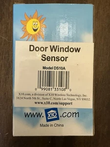 X10 Door Window Sensors Model DS10A White Battery Wired Stick On - Picture 1 of 4