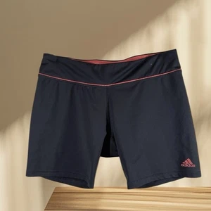 Damen Adidas Biker Shorts grau und pink Größe L - Bild 1 von 9