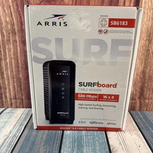 Arris Surfboard SB6183 Cable Modem 686 mbps  16x4 Docsis 3.0 New open box - Picture 1 of 3