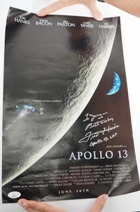 Cartel de película a color Fred Haise, astronauta/ingeniero autografiado con certificado de autenticidad #R951 - Imagen 1 de 3