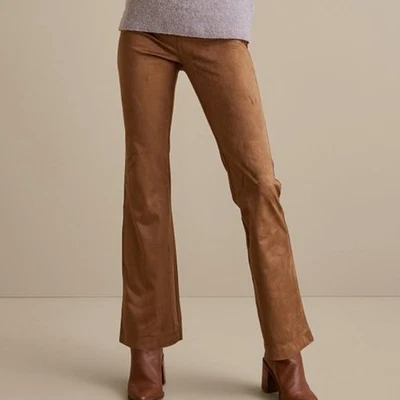 Soft Surroundings Women’s Small 29 x 29 Pants Pull On Faux Suede Bootcut Flare - Image 1 of 4