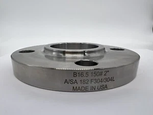 2” 150# Lap Joint Flange 304 Stainless Steel - Picture 1 of 3