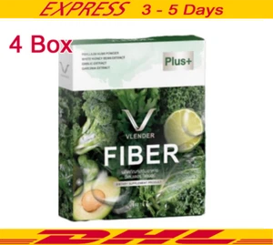 4X Vlender Fiber Detox Herbal 10 Tabs Vegetable Slender Slim Fit Night Formula - Picture 1 of 7