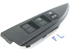 2010-2014 SUBARU OUTBACK 3.6L FRONT LEFT DOOR PANEL WINDOW SWITCH BLACK OEM - Picture 1 of 6