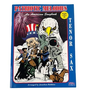 Patriotic Melodies, An American Songbook for Tenor Sax (CD included) 27 Pages - Picture 1 of 8