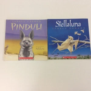 Janell Cannon Sellaluna Pinduli Preschool Kindergarten 2 Picture Book Lot - Picture 1 of 4