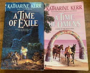 A Time Of Exile & Of Omens, Katharine Kerr Novels 5 & 6 Deverry/Westlands Series - Picture 1 of 1