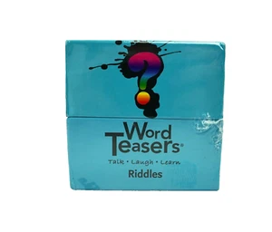 Word Teasers Card Game Riddles Brain Teasers NEW Family Night Talk Laugh Learn - Picture 1 of 4