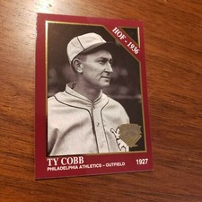 1994 Conlon TSN Burgundy #1011 Ty Cobb: Philadelphia Athletics 