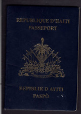 Haiti Passport Issued 2003 - visas for Bolivia & Peru