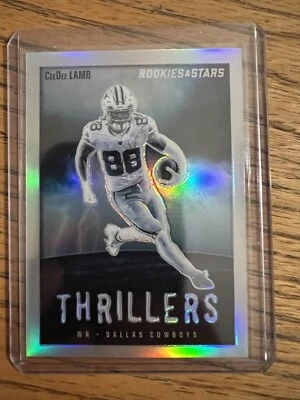 2023 Panini Rookies And Stars CEEDEE LAMB Thrillers Silver Holo Cowboys #TH-9 - Image 1 of 2