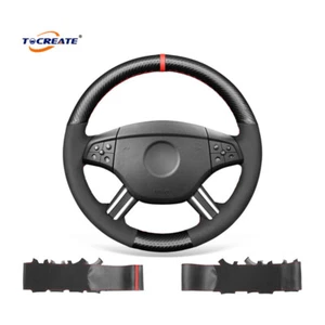 Carbon Fiber Suede Steering Wheel Cover for Mercedes Benz GL/ M Class X164 #AFXC - Bild 1 von 11