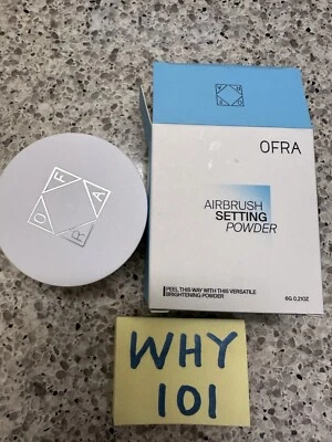 OFRA Airbrush Setting Powder in BRIGHTENING BANANA .21oz/6g  FULL SZ SEALED $23 - Image 1 of 4