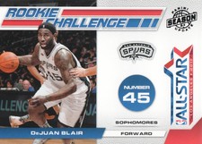 2010-11 Panini Season Update Basketball Rookie Challenge #9 DeJuan Blair