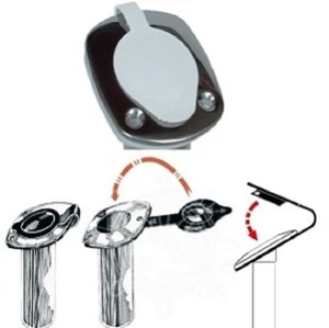 TAPPO PVC "BIANCO" PER PORTA CANNA - Foto 1 di 2