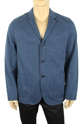 NEW MENS TOMMY HILFIGER NOTCH LAPEL BLUE SPORT COAT BLAZER JACKET S - Image 1 of 3