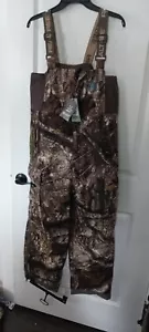 RealTree Edge Insulated Brown Camouflage Camo Bib Overalls Hunting youth Small - Picture 1 of 4