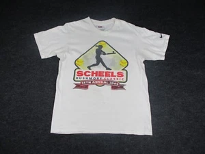 Vintage Nike Scheels Rushmore Shirt Men's Large White Cotton Graphic Adult 2009 - Picture 1 of 17