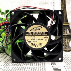 1pc ADDA AD0824VB-F7BDS 8038 8CM 24V 0.95A 4-wire cooling fan - Picture 1 of 5