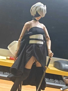 1/6 Warrior Girl Cosplay kimono suit Model For 12" Female Action Figure Body - Picture 1 of 9