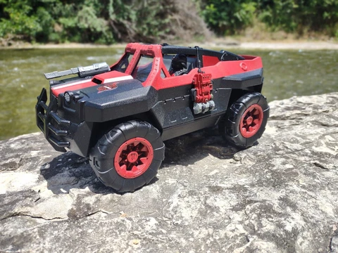 Custom Fresh Monkey Fiction Eagle Force R.I.O.T. Rumbler 1:18 Scale Cover