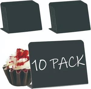 Mini Tafel,10 Pcs Mini Chalkboard Small Chalkboard Signs Board für Party Hochzei - Bild 1 von 7