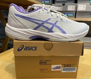 Asics GEL-GAME 9 Damen-Tennisschuhe sportweiß [US: 7/240] Neu mit Etikett 1042A211-101 - Bild 1 von 6