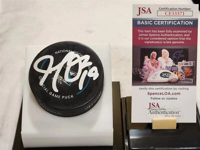Disco de juego oficial firmado por Joe Thornton SHARKS certificado de autenticidad JSA Foto 1 de 2