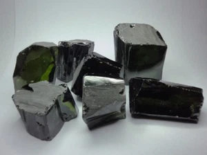 Peridot Green CZ Facet Rough 750ct - 1500ct Cubic Zirconia Crystals Best Quality - Picture 1 of 3