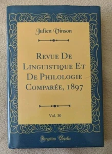 Zeitschrift für Linguistik und vergleichende Philologie, 1897, Vol. 30 (Klassischer Nachdruck) - Bild 1 von 3