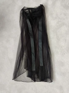 Women's Long Black Net Dance Skirt - size S - Picture 1 of 3