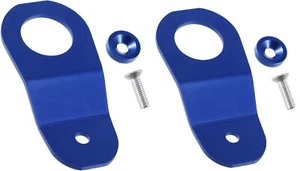 2 x Blue Aluminum Radiator Stay Mount Bracket w/ Screw for Honda S2000 Integra - Picture 1 of 2