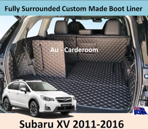 For Subaru XV 2011-2016 Custom Made Trunk Boot Mats Liner Cargo Mat - Picture 1 of 11