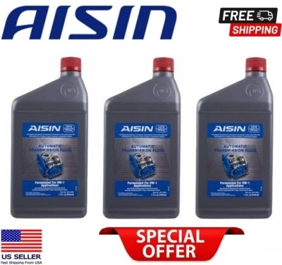 Fluido de transmisión automática AISIN 3 cuartos ATFDW1 para Acura Honda Isuzu Saturn Foto 1 de 4