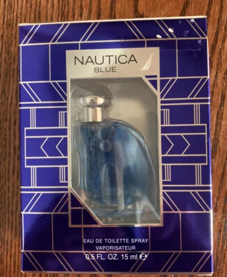 Eau de Toilette Spray Nautica Blue Cologne 0,5 oz/15 ml Para Hombre Nueva Caja Coty Foto 1 de 4