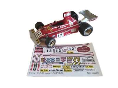 Kit Adesivi - NO DECALS - Ferrari 312 B3 N. Lauda Polistil scala 1/16 - NO 1/18 - Immagine 1 di 2