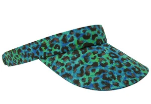 ""Leo Borealis"" - Verde Jade Azul Negro Leopardo Mancha de Guepardo Estampado en la Piel SOLAR - Imagen 1 de 6