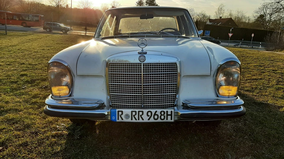 1968 Mercedes W108 280S, ohne gurte+kopfstützen, viel patina, lenkradschaltung - Bild 1 von 4