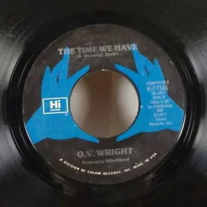 O.V. Wright Into Something (Can't Shake Loose) 45 7" Hi NORTHERN SOUL +sleeve EX - Picture 1 of 1