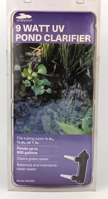 SmartPond 9W Clarificador UV Estanque Modelo 52285 Trata hasta 800 Galones NUEVO Foto 1 de 4